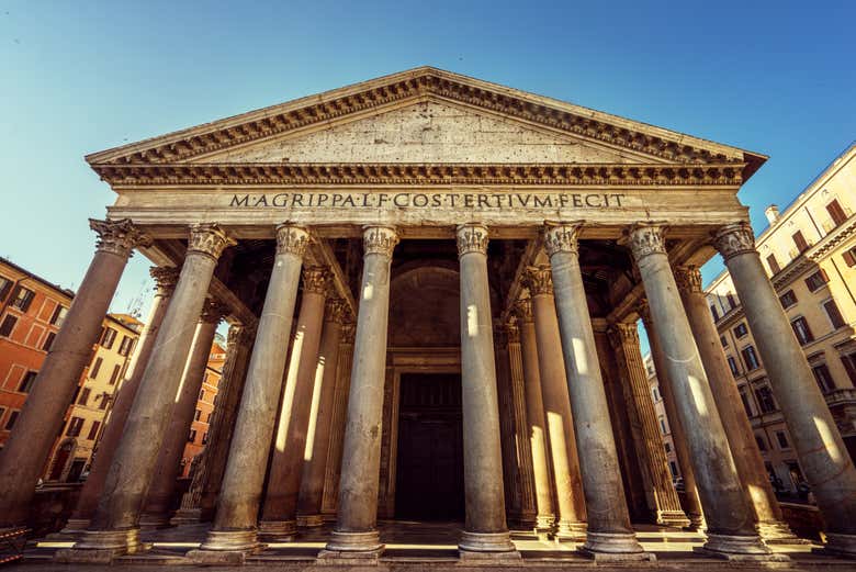 Il Pantheon visto dall'esterno
