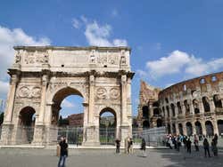 Arco di Costantino e Colosseo