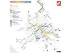 Mappa del trasporto di Roma