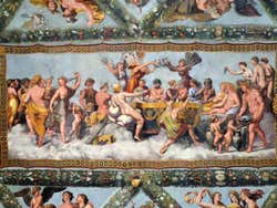 Villa Farnesina, soffitto